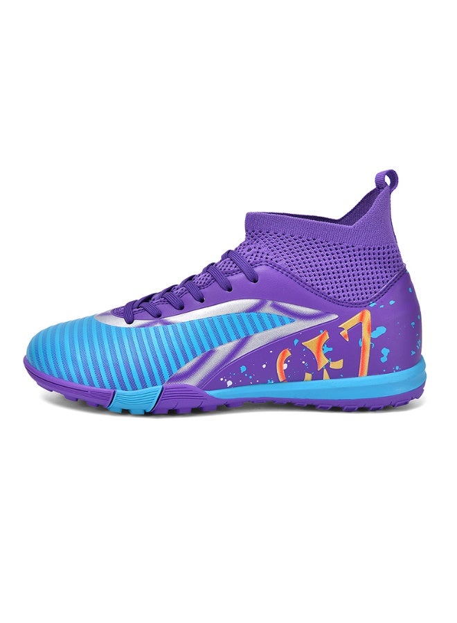 Men Kids Fashion Soccer Shoes Cleats Team Sports Training TF/FG Turf Firm Comfort High-top Football Shoes Outdoor - Image 1