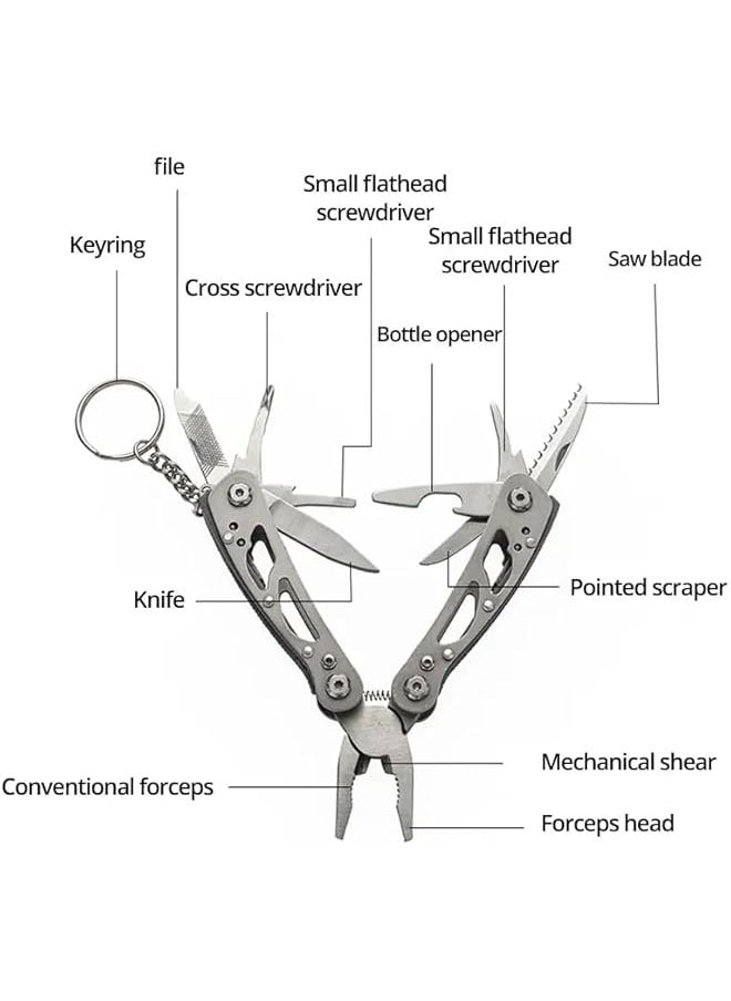 PROMASS - Ultimate Multi-Tool Plier: Your Reliable Companion for Every Adventure! Folable 4 inch size - [1 Qty] - Image 1