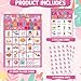 Leezead Birthday Bingo Game for Boys Girls Adults 24 Players Birthday Bingo Cards Birthday Party Supplies Fun Birthday Party Bingo Game for School Classroom Family Birthday Holiday Party Activities - Image 4
