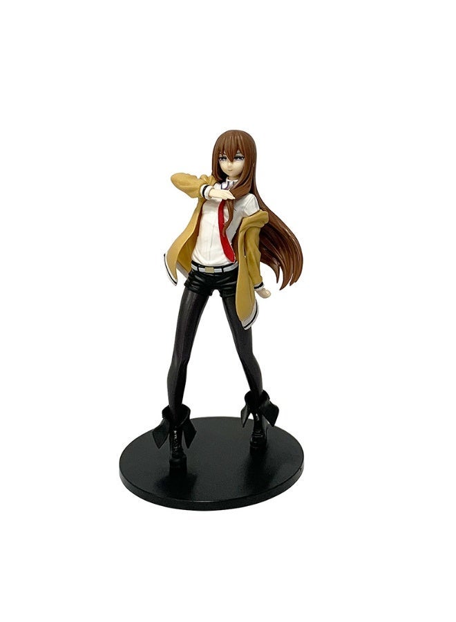 general Steins Gate desktop decoration MakiseKurisu character Model Collection Decoration Toys Gifts for family and friends - Image 1