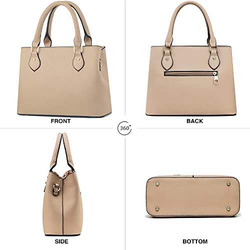 CHICAROUSAL Purses and Handbags for Women Leather Crossbody Bags Women's Tote Shoulder Bag (cc Khaki) - Image 3
