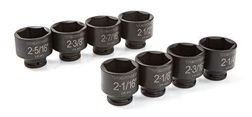 TEKTON 3/4 Inch Drive 6-Point Impact Socket Set with Case, 8-Piece (2-1/16-2-1/2 in.) | 4893 - Image 3