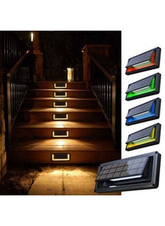 Beauenty Aluminium Alloy Body Rectangular Outdoor Solar Step Stair Light Black 25 x 53 x 50 cm SWL03C  - Image 4