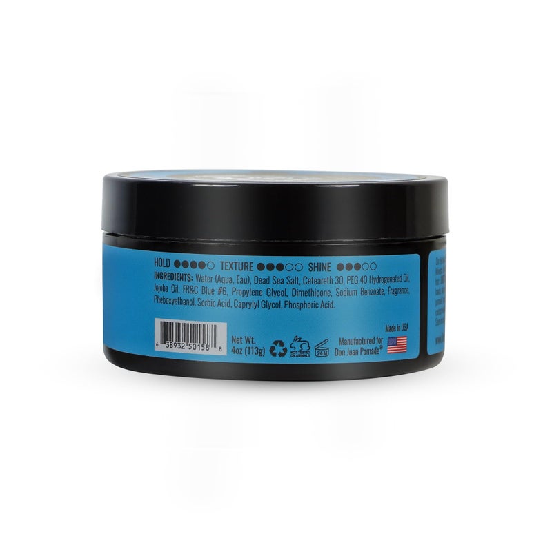 Don Juan Hybrido Pomade | Water Based | Strong Hold | High Shine | Natural Plant Extracts and Ocean Minerals | Summer Sea Breeze Scent, 4 oz. - Image 4