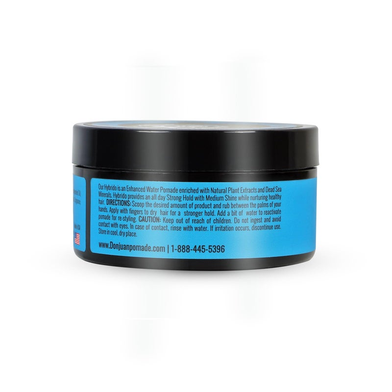 Don Juan Hybrido Pomade | Water Based | Strong Hold | High Shine | Natural Plant Extracts and Ocean Minerals | Summer Sea Breeze Scent, 4 oz. - Image 3