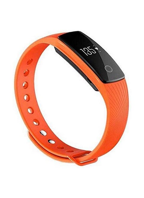 Bluetooth 4.0 Smart Bracelet with Heart Rate Monitor Wristband Fitness Tracker for Android IOS Orange