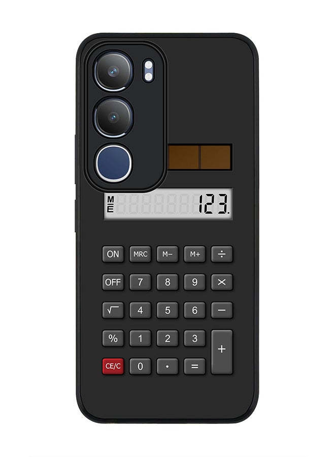 Stylizedd For vivo Y19s / Y19s Pro Case,Slim fit Camera Protection, Shockproof Thin Phone cover  - Calc (Black)