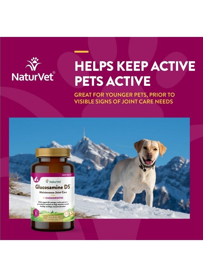 NaturVet NaturVet Glucosamine DS Level 1 Maintenance Care Hip & Joint Support Pet Supplement for Dogs & Cats -Glucosamine, Chondroitin, Antioxidants -Supports Cartilage, Joint Function - 150 Ct. - Image 4