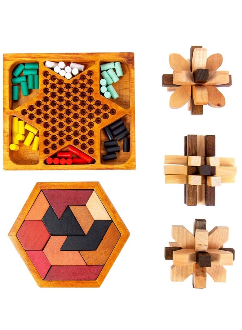 ثينك بوكس مجموعة ألغاز وألعاب خشبية - Image 2