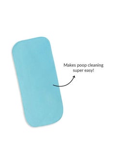 Superbottoms Reusable Stay Dry Fleece Nappy Liners For Cloth Diapers For Babies (Set Of 12)Pack Of 12 Easy Clean Top Sheets For Washable & Reusable Cloth Diapers Multicolour  - Image 4