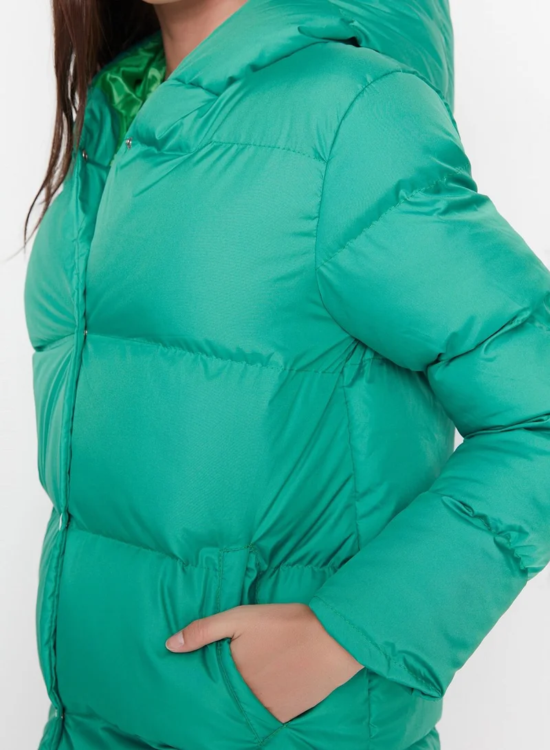 trendyol Oversized Hooded Coat