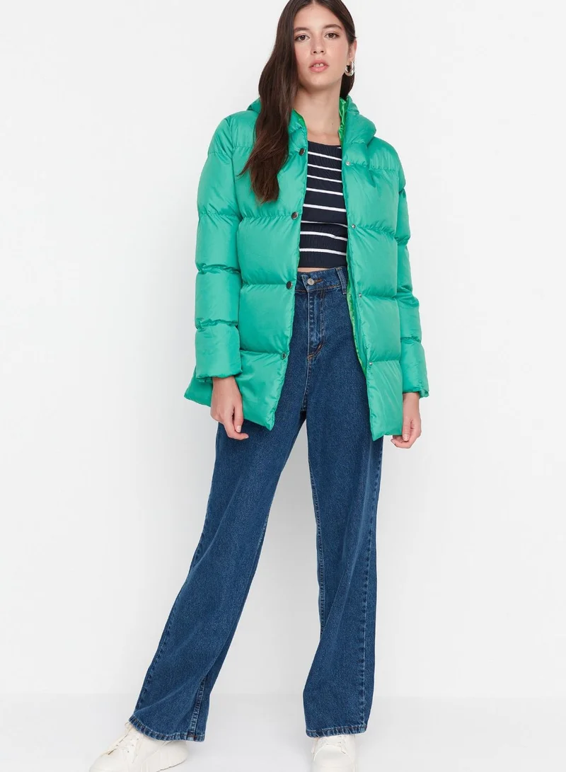 trendyol Oversized Hooded Coat