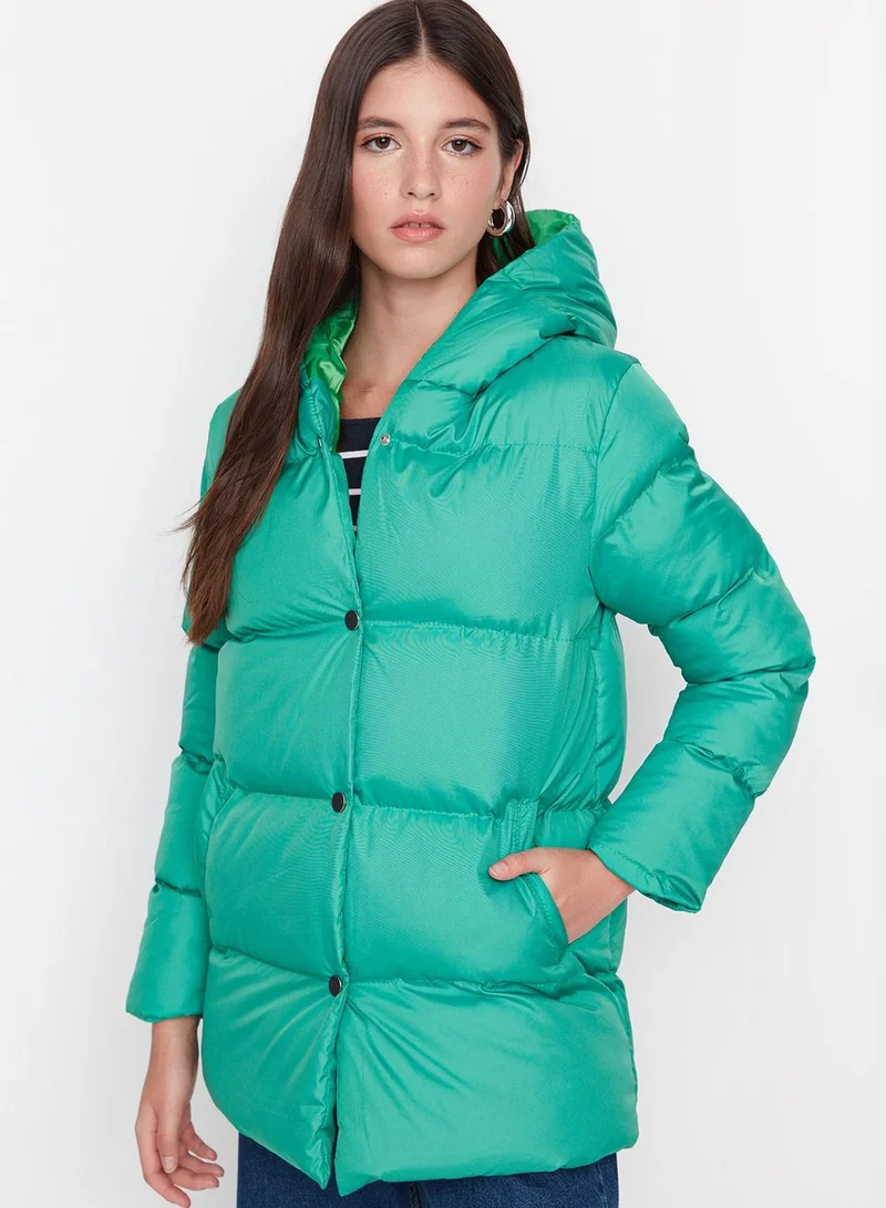 trendyol Oversized Hooded Coat