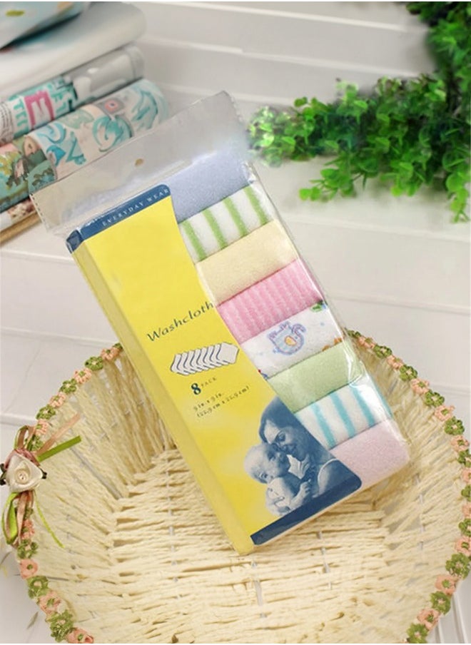 Occuwzz 16 pcs Baby Cloth Cotton Towel Reusable Unisex Cotton Baby Bibs Absorbent Stuff For Girl And Boy Baby Bibs Saliva Towel Nursing Towel Baby Face Towel  - Image 3