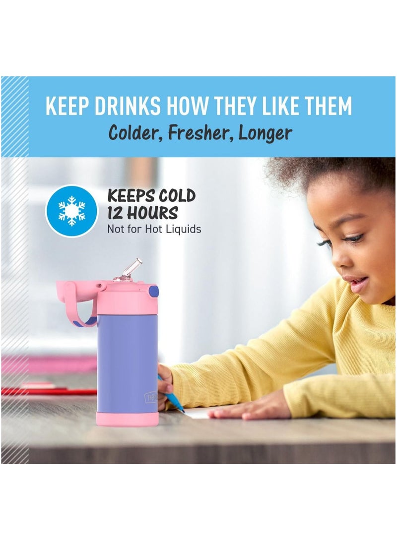 ترموس زجاجة مياه فانتينر من ثيرموس سعة 12 اونصة، ستانلس ستيل - Image 4