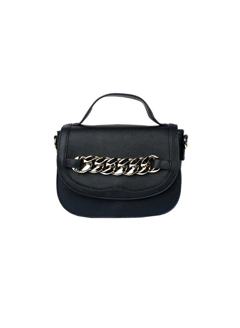 AMICA Caren Women's Shoulder Crossbody Bag in Textured Leather  - Image 1