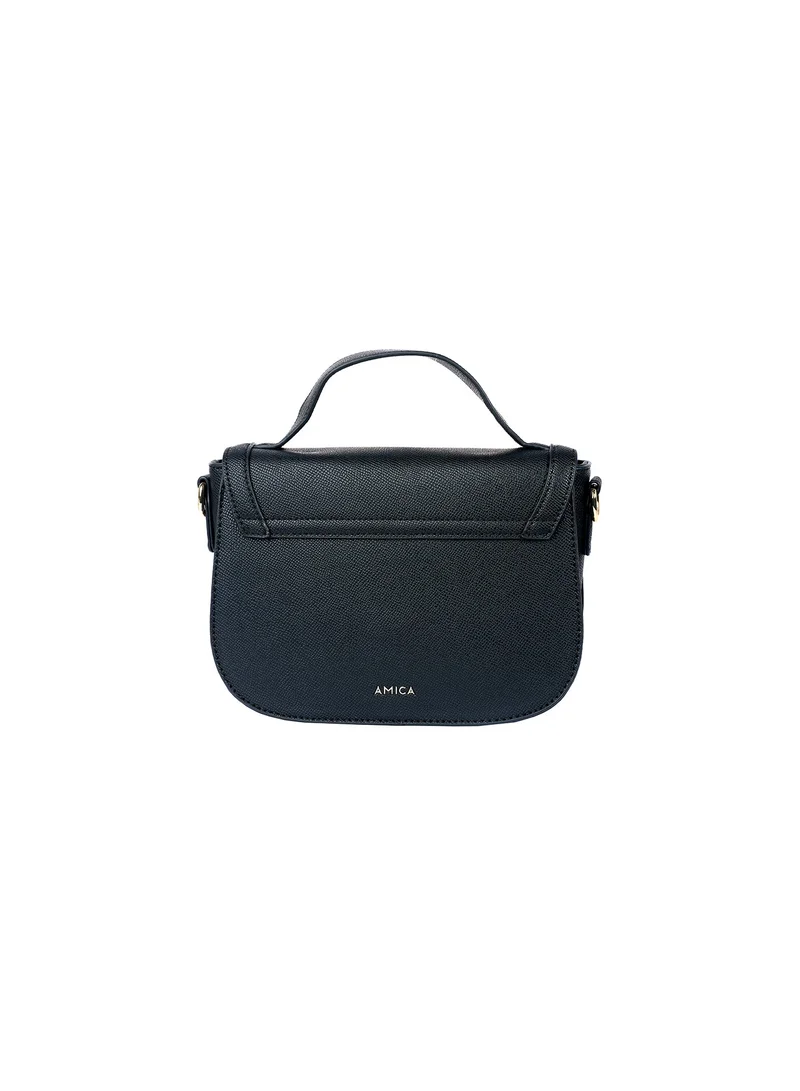 AMICA Caren Women's Shoulder Crossbody Bag in Textured Leather