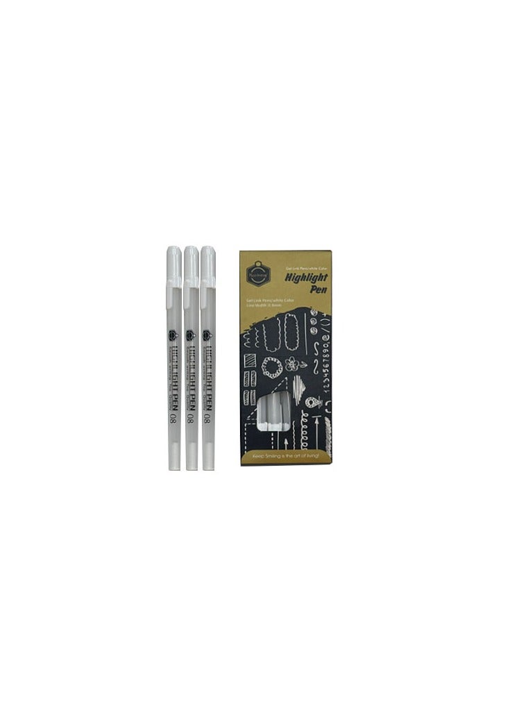 Click to see full view White Highlighter Pens, 12-Pack