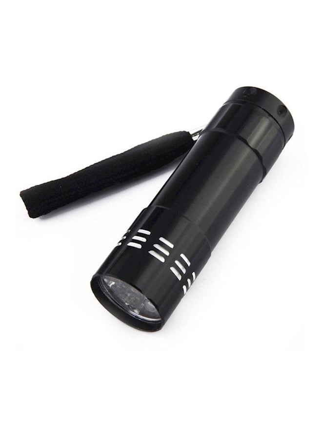 Uv 9 Led Flashlight Light Torch Lamp Black - Image 1