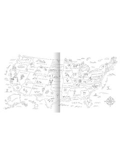 Road Trip! Coloring Book: Color Your Way to National Parks, Landmarks, and Roadside Attractions: A Coloring Book  - Image 4