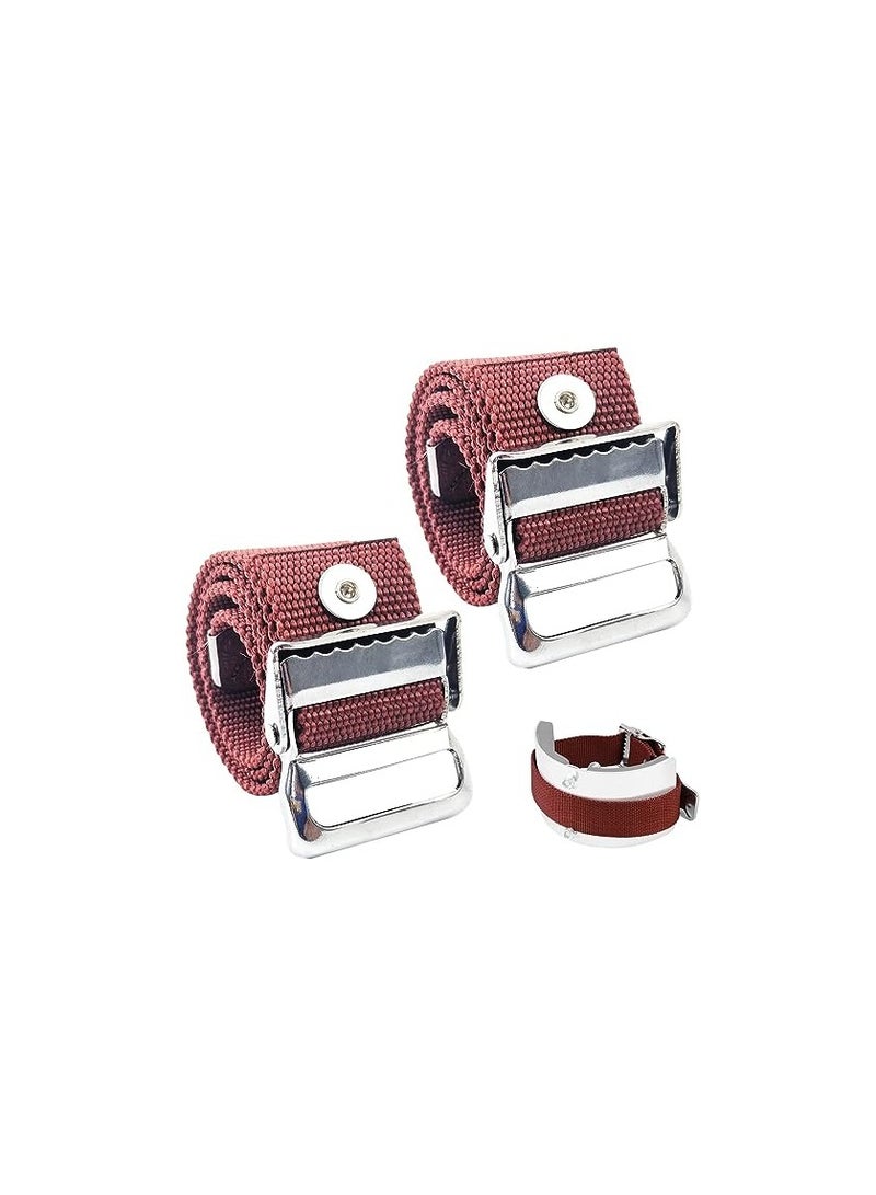 SYOSI Drywall Stilt Replacement Part Stilts Straps, Leg Band Straps, Nylon Adjustable Leg Fixation Strap Kit, for Street Performance, Home Improvement, High Wall Painting,  for Street Parades(2PCS)  - Image 1