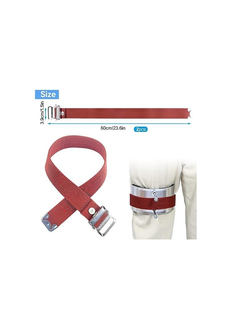 SYOSI Drywall Stilt Replacement Part Stilts Straps, Leg Band Straps, Nylon Adjustable Leg Fixation Strap Kit, for Street Performance, Home Improvement, High Wall Painting,  for Street Parades(2PCS)  - Image 5
