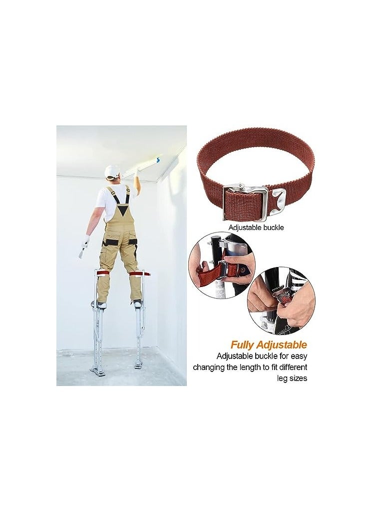 SYOSI Drywall Stilt Replacement Part Stilts Straps, Leg Band Straps, Nylon Adjustable Leg Fixation Strap Kit, for Street Performance, Home Improvement, High Wall Painting,  for Street Parades(2PCS)  - Image 4