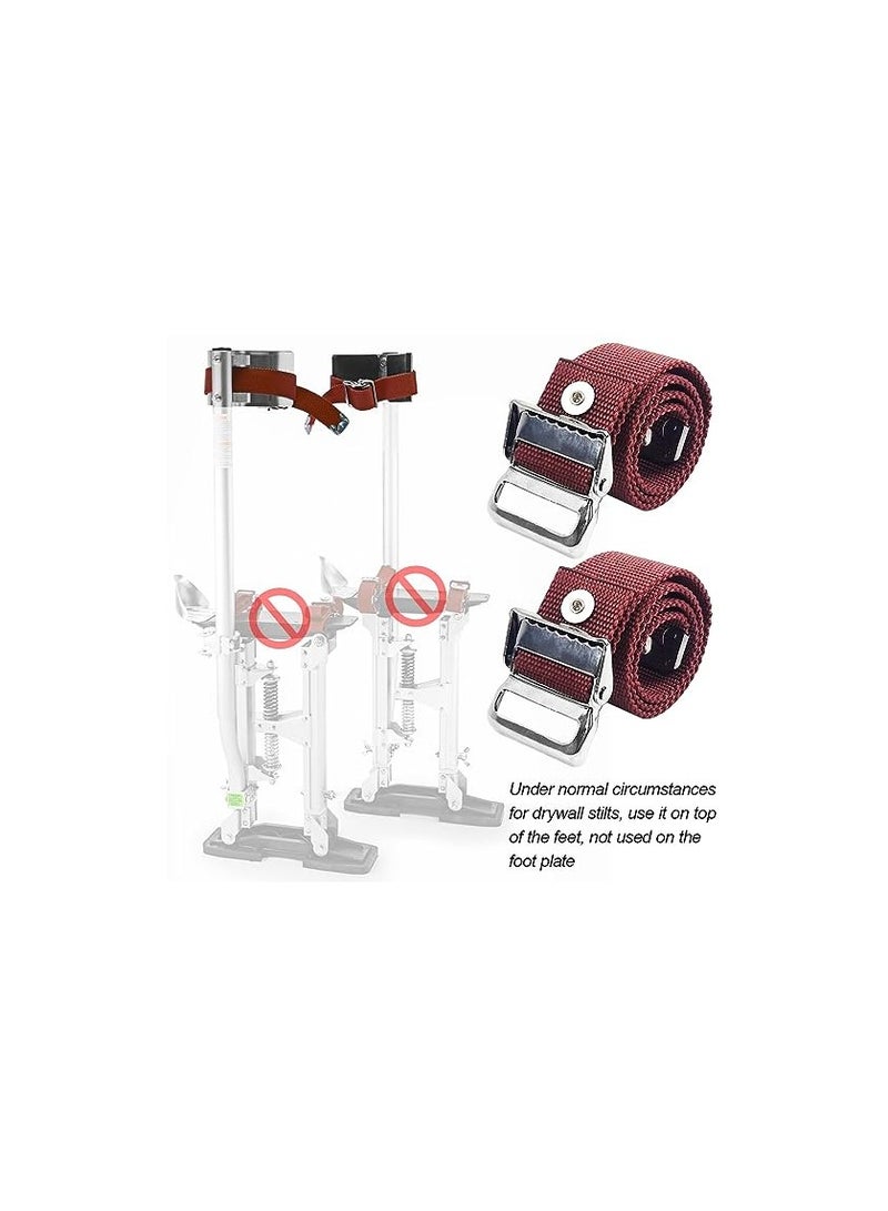 SYOSI Drywall Stilt Replacement Part Stilts Straps, Leg Band Straps, Nylon Adjustable Leg Fixation Strap Kit, for Street Performance, Home Improvement, High Wall Painting,  for Street Parades(2PCS)  - Image 2