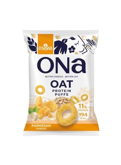 Parmesan Cheese Oat Protein Puffs - 50 Gram