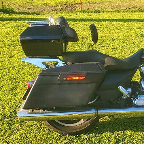 Mofun Tour Pack Mounting Rack Detachable Trunk Mount Compatible with Harley Touring Electra Glide Street Road Glide Road King Models 2009-2013 Chrome - Image 4