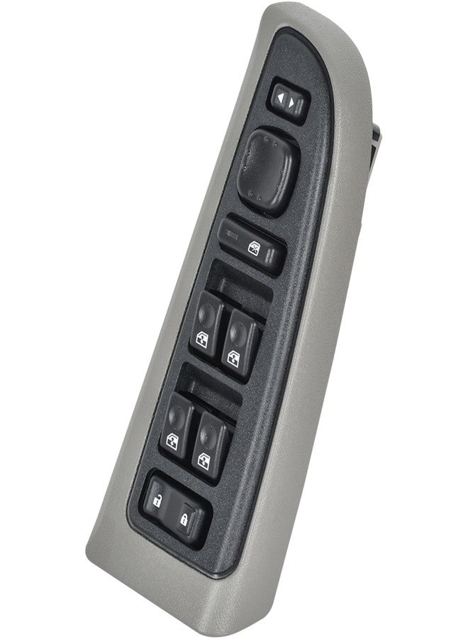 ASOPARTS 15883323 Front Driver Side Door Lock and Power Window Switch & Gray Bezel Cover Fit for 2003-2008 Chevy Avalanche Silverado Suburban Tahoe GMC Yukon Sierra Yukon XL Cadillac Escalade, 901-075 - Image 1
