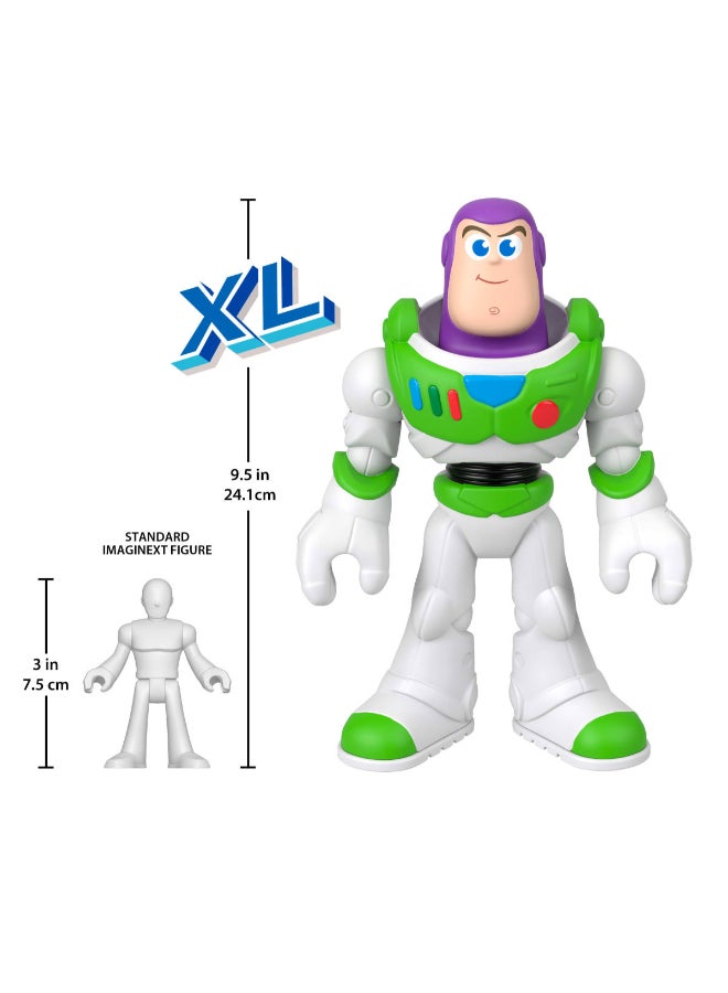 imaginext 9-inch Buzz Lightyear Action Figure with Articulation Wearing Signature Movie Look Inspired by Disney and Pixar Toy Story (Characters May Vary) - Image 5