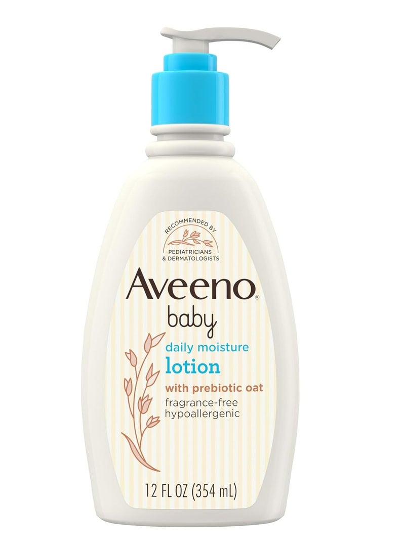 Aveeno Baby Aveeno Baby Daily Moisturizing Lotion With Prebiotic Oat, Baby Lotion With Coconut Oil & Shea Butter Deeply Moisturizes Sensitive Skin 354ml 