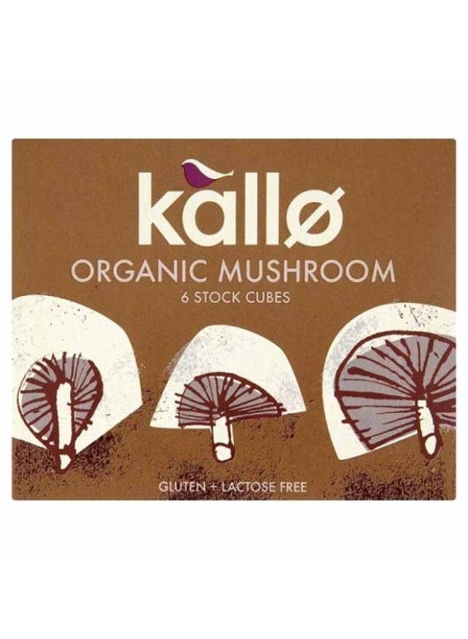 Stock Cubes, Mushroom - 6 cubes, UK