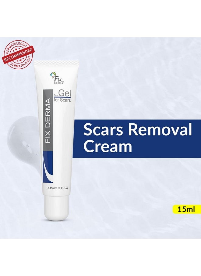 FIXDERMA Scar Gel, Reduces Acne Scars, Surgery Scars, Injury Scars, Burn Scars, Keloid Scars, Scar Diminishing Gel, Scars Due To Stretch Marks, Suitable For All Skin Types- 15G  - Image 2