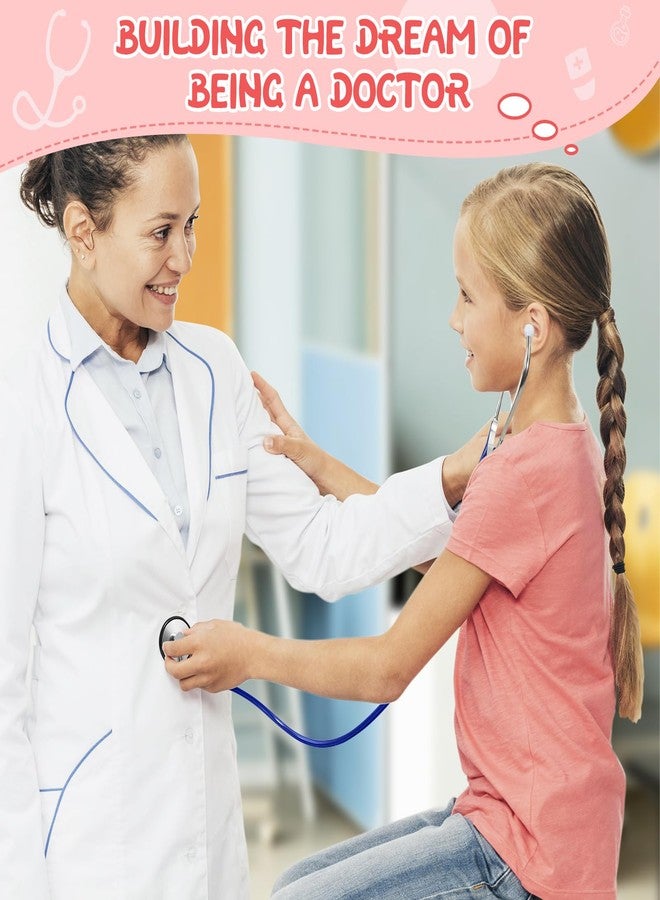ERDOGLY Kids Stethoscope, Real Working Nursing Stethoscope for Kids, Doctor Game Toy for Girls Boys Doctor Nurse Cosplay Costume Accessories - Image 5
