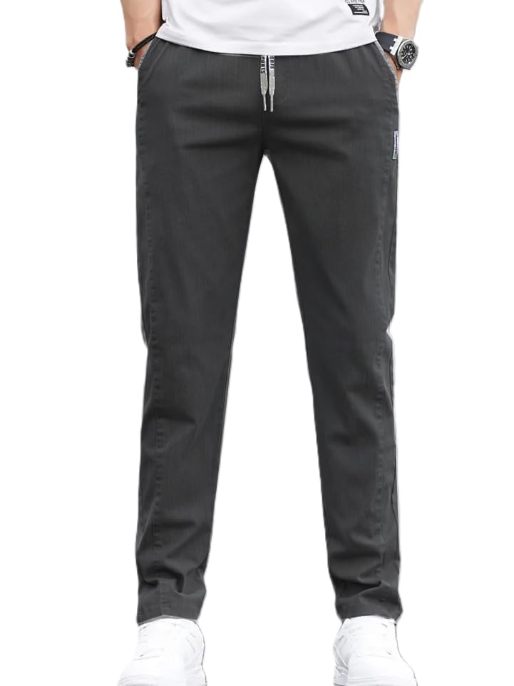 JVX Men Trouser || Man Trouser Pants || Casual Pant || Cotton Pant for Men (TROUSER-02) (in, Numeric, 34, Darkgray) - Image 5