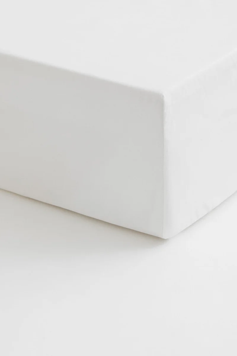 H&M Cotton percale fitted sheet