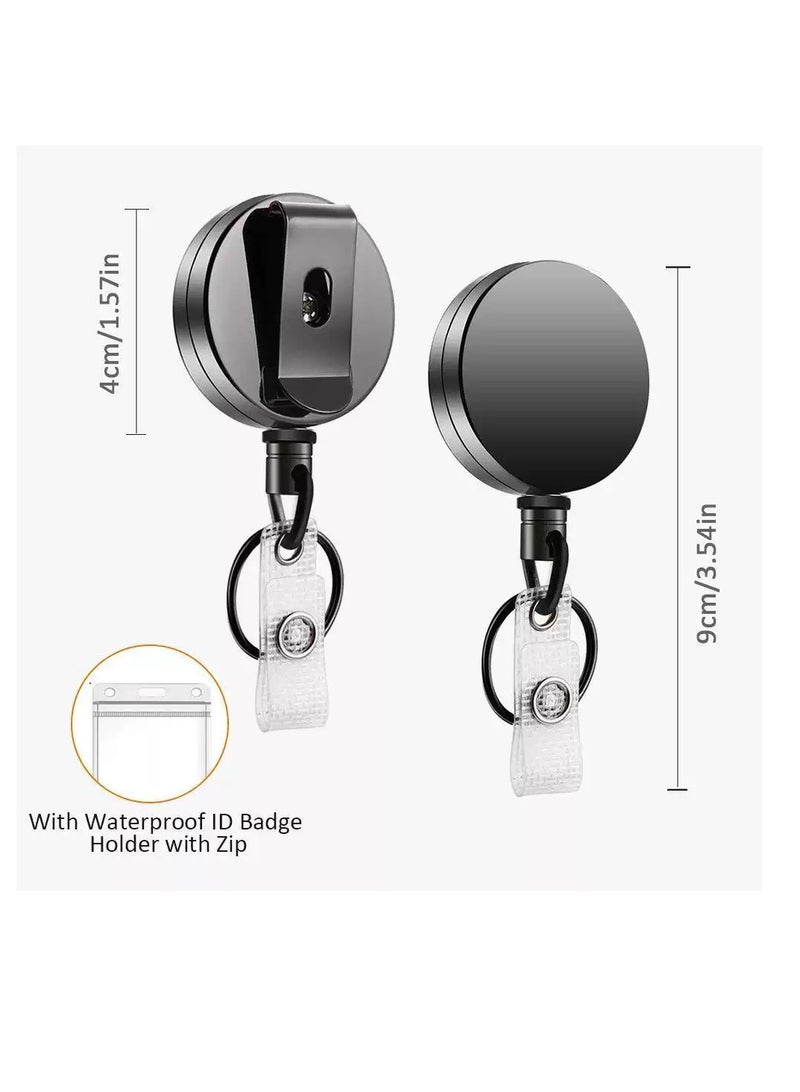 Generic Zinc Alloy Retractable Strong Easy Pull Keychain - Image 3