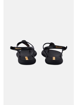 Ipanema Women Glossy Adjustable Closure Sandals, Black  - Image 2