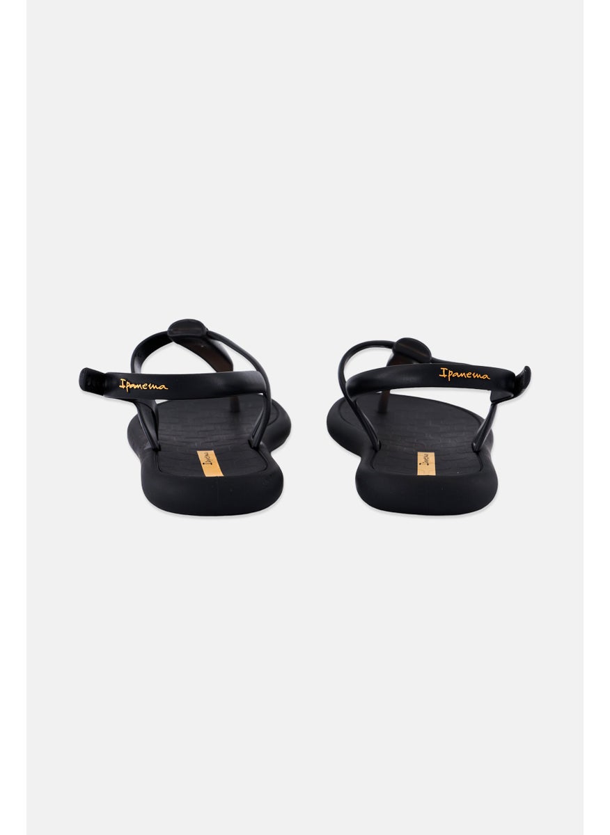 Ipanema Women Glossy Adjustable Closure Sandals, Black  - Image 2