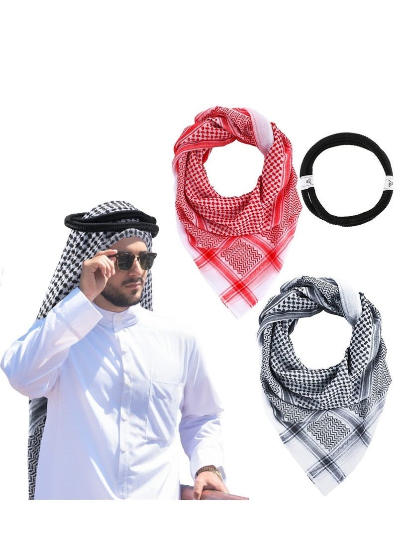 Generic Luxurious Ghutra with Traditional Arabian Agal – Elegant & Versatile  - Image 1