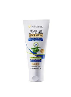 VOLAMENA WITH DEVICE Volamena Youngfeel Anti Aging Face Wash With Aloevera & Hyaluronic Acid | Anti Aging | For Women & Men 100 ml  - Image 1