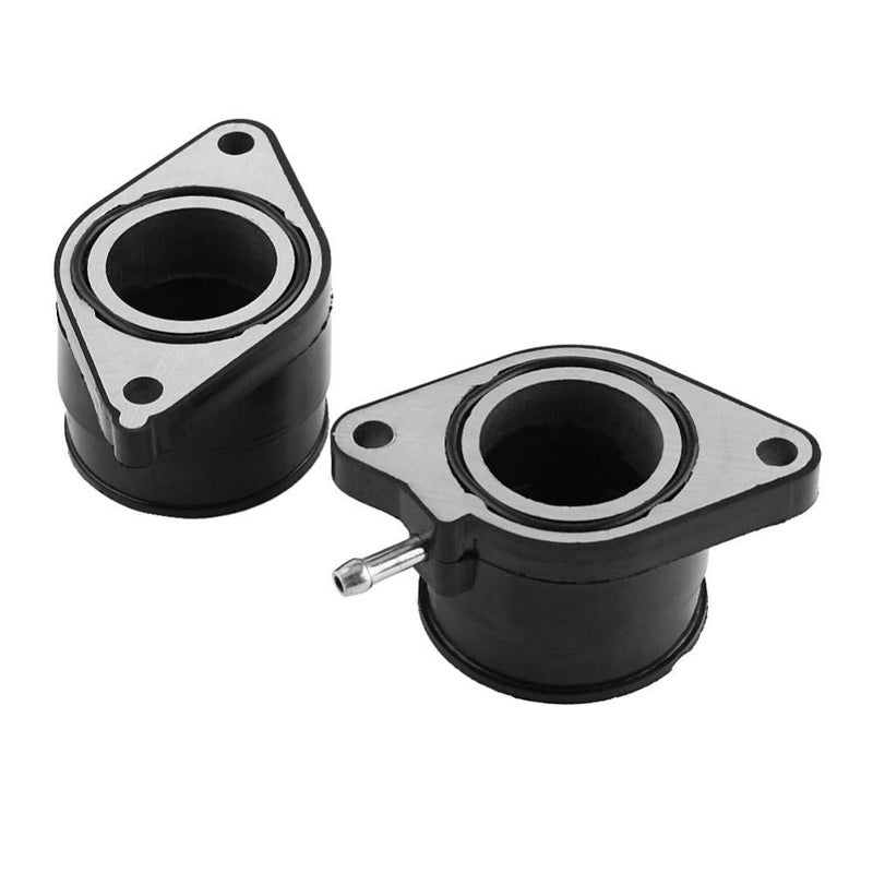 EVGATSAUTO EVGATSAUTO 2Pcs Motorcycle Intake Manifold Carburetor Boot Joint for Yamaha XT600 XT600Z XT600E 1984-2003 for Yamaha TT600 1984-1989/1993-1997 Carburetor Intake Adapter  - Image 1