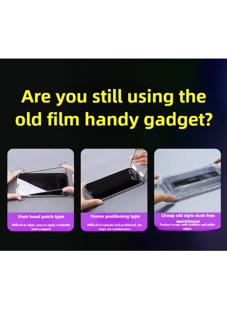 واقي شاشة لجهاز iPhone 15/16، [صلابة 9H] زجاج مقوى عالي الدقة لحماية شاشة iPhone 15/16، سهل التركيب، عبوة من قطعتين - Image 2