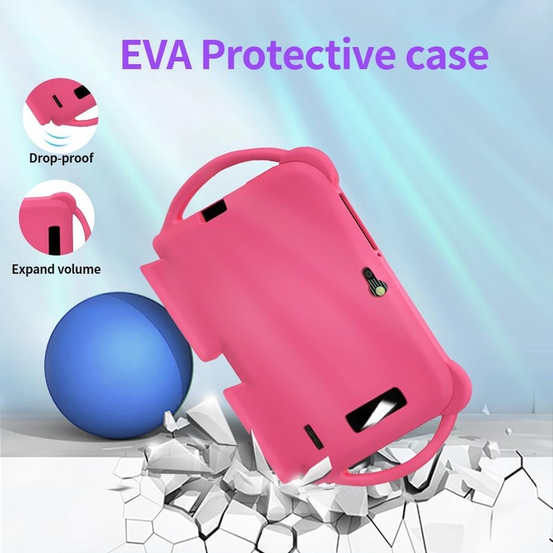 ZEKAROUL 7 inch Kids Tablet, Quad Core Android 12 2GB 32GB, Parental Control, Eye Protection, Shockproof Case, Dual Camera, WiFi, Bluetooth, Learning Tablet for Kids - K5 (Pink) - Image 5
