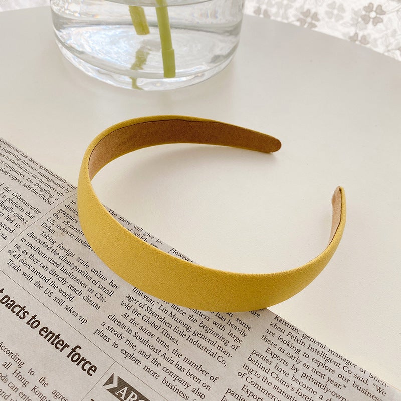 Rural Style Butterfly Hair Accessory E01-0012# yellow headband - Image 1