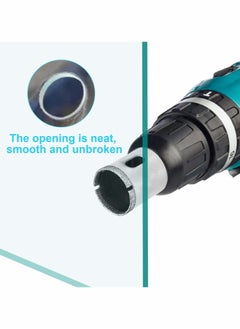 Y&D Diamond Drill Bits, Hole Saw Bit Set Kit, High Quality Glass for Bottles,Pots, Marble, Granite Stone, Tile Cutting 0.23 Inch - 2 Inch（6mm 50mm）15 Pcs  - Image 2