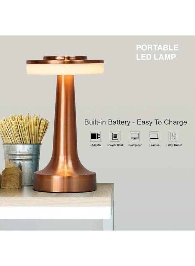 بادوم مصباح طاولة لاسلكي محمول - Image 4