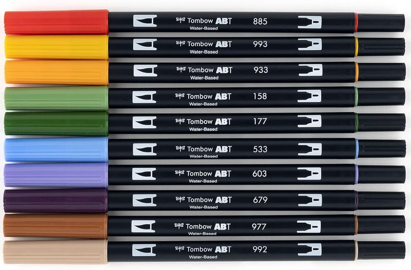 Tombow Pen Dual Brush Marker, 10-Pack, Secondary - Image 2